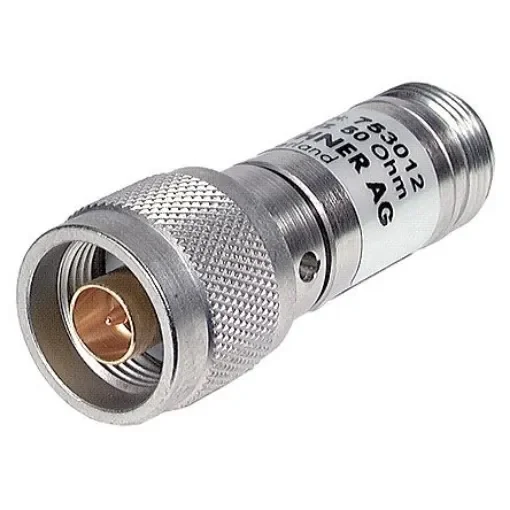 Huber+Suhner 50O RF Attenuator N Connector N Plug to N Socket 0.8 dB, 20 dB, Operating Frequency 12.4GHz - 6820.17.A product image