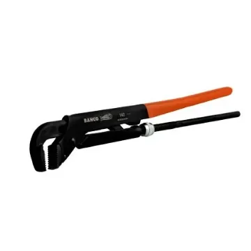 Bahco Pipe Wrench, 426.0 mm Overall, 65mm Jaw Capacity, Metal Handle - 142 product image