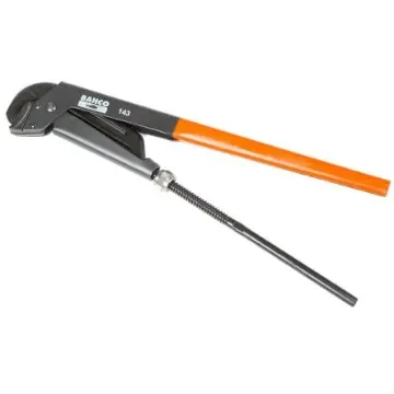 Bahco Pipe Wrench, 557.0 mm Overall, 90mm Jaw Capacity, Metal Handle - 143 product image