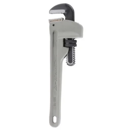 Bahco Pipe Wrench, 253.0 mm Overall, 35mm Jaw Capacity, Metal Handle - 380-10 product image
