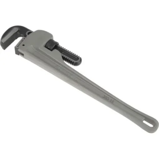 Bahco Pipe Wrench, 455 mm Overall, 60mm Jaw Capacity, Metal Handle - 380-18 product image
