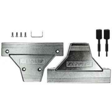 TE Connectivity AMPLIMITE .050 Series Zinc D Sub Backshell, 100 Way - 5749854-1 product image