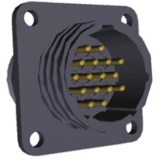 TE Connectivity Circular Connector, 16 Contacts, Panel Mount, Socket, Male, CPC Series 1 Series - 1-207303-3 product image