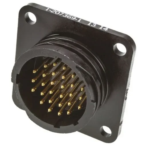 TE Connectivity Circular Connector, 28 Contacts, Panel Mount, Socket, Male, CPC Series 2 Series - 1-207369-1 product image