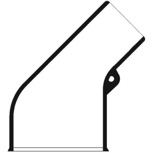 TE Connectivity Right Angle, Zerohal, 24mm - 222K121-100/180-0 product image