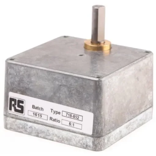 McLennan Servo Supplies Spur Gearbox, 5:1 Gear Ratio, 1.5 Nm Maximum Torque - MRIG02 (5:1) product image