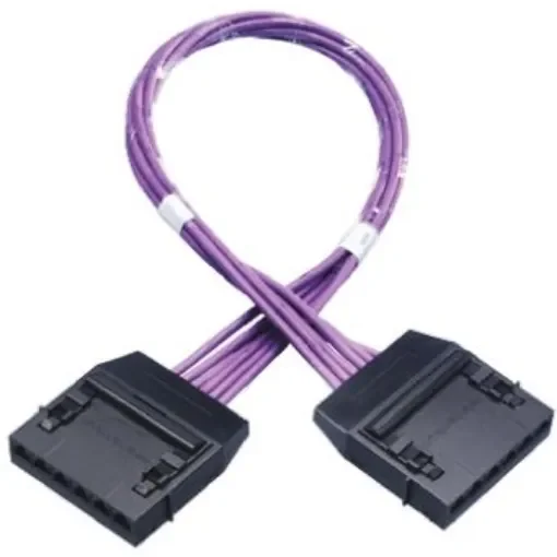 HellermannTyton Connectivity Cat6 RJ45 6 Port Cassette to Cassette Cable Assembly, UTP Shielding - RN06UC6-CACAXX-07.5M product image