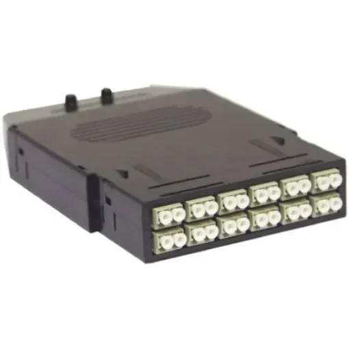 HellermannTyton Connectivity RapidNetSeries, 12 Port LC to LC Multimode Duplex Cassette, OM3 Optical Fibre Type - RNFTD24-LCLCM3-10.0M product image