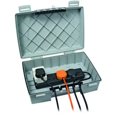 Timeguard Type G - British 4 Gang Outdoor Power Enclosure, 230 V ac - TPS401 product image