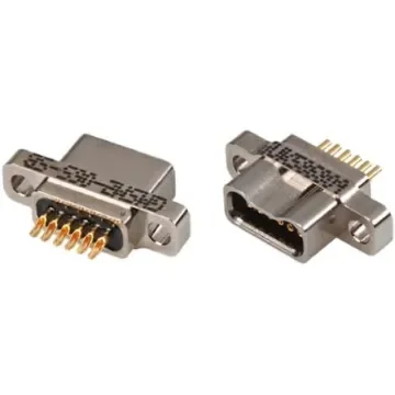 Glenair GMSM 6 Way Through Hole D-sub Connector Socket - GMSM2-6SSB product image