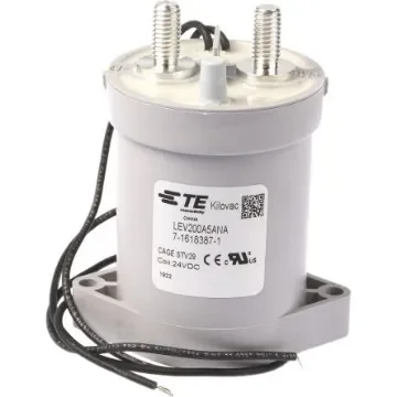 TE Connectivity KILOVAC LEV200 Contactor, 24 V dc Coil, 1-Pole, 500 A, 1NO, 900 V dc - LEV200A5ANA product image