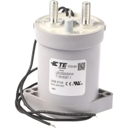 TE Connectivity KILOVAC LEV200 Contactor, 24 V dc Coil, 1-Pole, 500 A, 1NO, 900 V dc - LEV200A5ANA product image