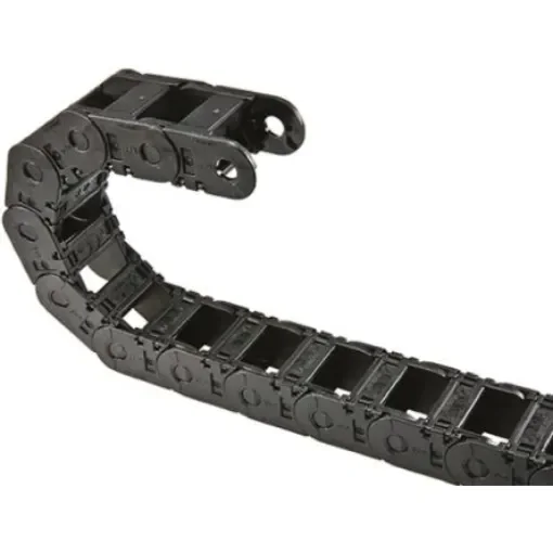Igus 2400, e-chain Black Cable Chain - Flexible Slot, W54 mm x D38mm, L1m, 75 mm Min. Bend Radius, Igumid G - 2400.03.075 product image