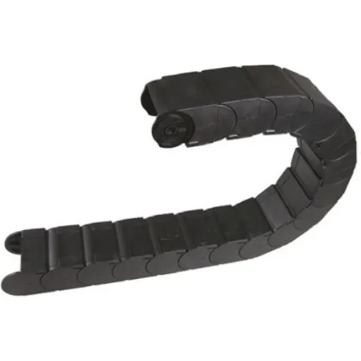 Igus 167, e-chain Black Cable Chain - Flexible Slot, W75 mm x D50mm, L1m, 150 mm Min. Bend Radius, Igumid G - 167.075.150.0 product image