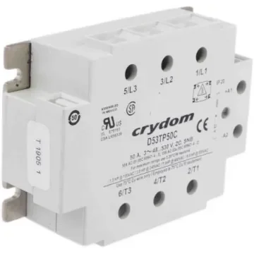 Sensata Crydom 53TP Series Solid State Relay, 50 A rms Load, Panel Mount, 530 V ac Load, 32 V dc Control - D53TP50C product image