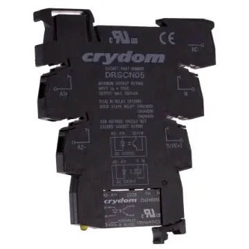 Sensata Crydom DRA-CN Series Solid State Interface Relay, 12 V dc Control, 0.1 A Load, DIN Rail Mount - DRA-CN048D05 product image