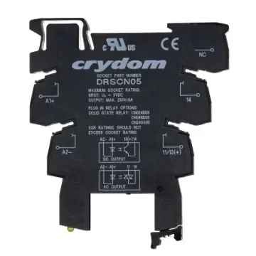Sensata Crydom DRSCN 5V dc DIN Rail Relay Socket, for use with CN Series - DRSCN05 product image