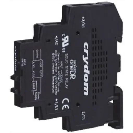 Sensata Crydom DR Series Solid State Interface Relay, 32 V dc Control, 6 A rms Load, DIN Rail Mount - DR24D06R product image