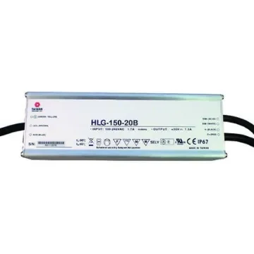 MEAN WELL LED Driver, 36V Output, 151.2W Output, 4.2A Output, Constant Voltage Dimmable - HLG-150H-36B product image