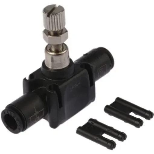 Legris 7770 Series Tube Flow Regulator, 6mm Tube Inlet Port x 6mm Tube Outlet Port - 7770 06 00 product image