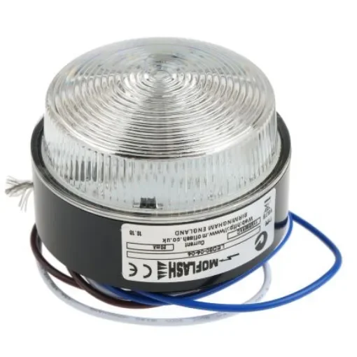 Moflash LED80 Series Green Multiple Effect Beacon, 115/230 V, Surface Mount, LED Bulb, IP67 - LED80-04-04 product image