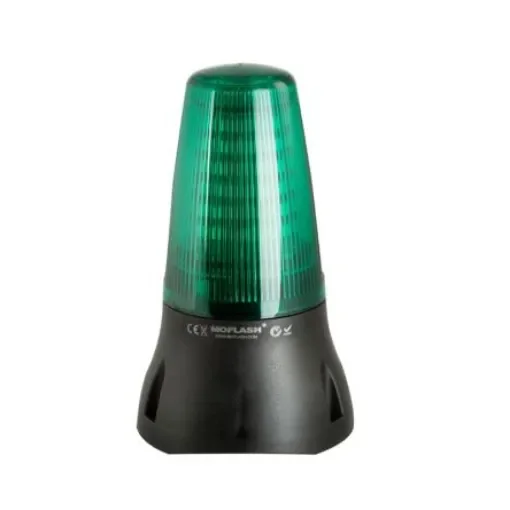 Moflash LEDA125 Series Green Sounder Beacon, 24 V dc, IP65, Wall Mount, 90dB at 1 Metre - LEDA125-02-04 product image
