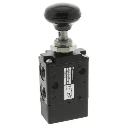Norgren Push Button 3/2 Pneumatic Manual Control Valve 03 Series, G 1/4, 1/4in, III B - 03060402 product image