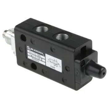 Norgren Plunger 5/2 Pneumatic Manual Control Valve X30 Series, G 1/8, 1/8in, X3044002 product image