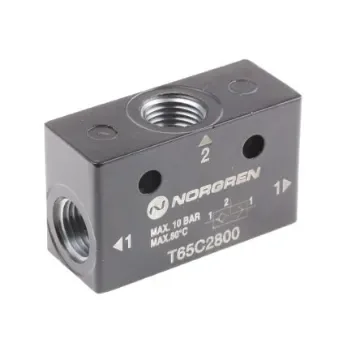 Norgren T65C series 10 bar Pneumatic Logic Controller with OR function - T65C2800 product image