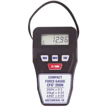 Mecmesin 860-022 Force Gauge 500Hz RS232, Range: 200N, Resolution: 0.2 N product image
