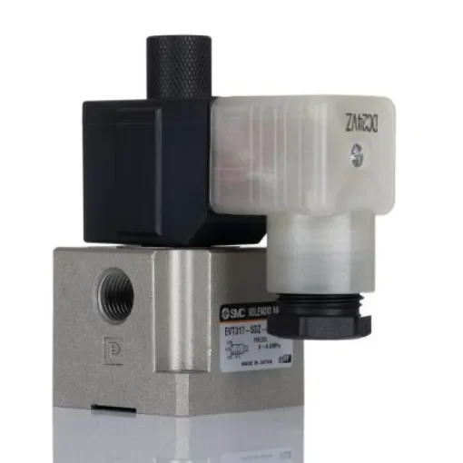 SMC 3/2 Pneumatic Control Valve - Spring/Solenoid G 1/4 VT317 Series 24V dc - EVT317-5DZ-02F-Q product image