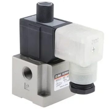 SMC 3/2 Pneumatic Control Valve - Spring/Solenoid G 1/4 VT317 Series 240V ac - EVT317-7DZ-02F-Q product image