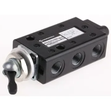Norgren Toggle 5/2 Pneumatic Manual Control Valve X30 Series, G 1/8, 1/8in, III B - X3044302 product image