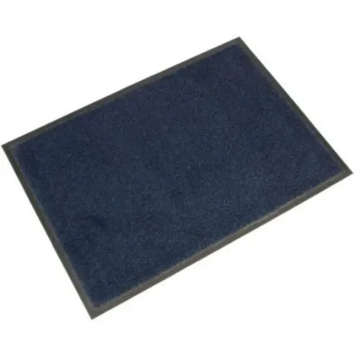 Coba Europe COBAwash, Entrance Mat, Straight Set, Indoor Use, Black/Blue, 0.85m 1.2m 8mm - LM010204 product image