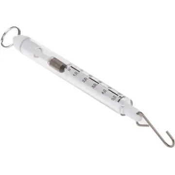 RS PRO Spring Balance, 10 g Resolution , Metric Scale, 5 N, 500 g Weight Capacity - 7243847 product image