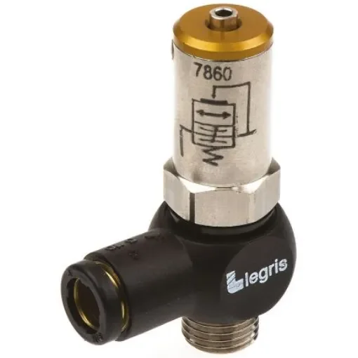 Legris Pneumatic Soft Start Valve, G 1/4 Male, 8mm Tube Size 10bar - 7860 08 13 product image