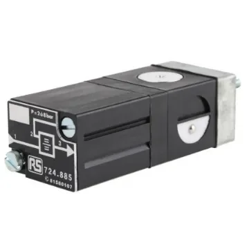 Crouzet Pneumatic Relay Pneumatic Manual Control Valve 81 Series, 2.5mm, III B - 81580101 product image