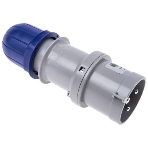 Scame IP44 Blue Cable Mount 2P + E Industrial Power Plug, Rated At 32A, 230 V - 213.323 product image