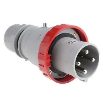 Scame IP67 Red Cable Mount 3P + E Industrial Power Plug, Rated At 63A, 415 V - 218.6336 product image
