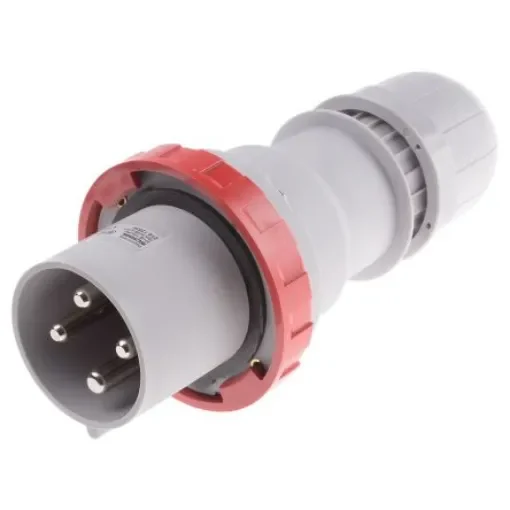 Scame IP67 Red Cable Mount 3P + E Industrial Power Plug, Rated At 125A, 415 V - 218.12536 product image