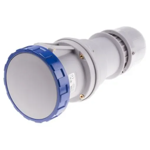 Scame IP66, IP67 Blue Cable Mount 2P + E Industrial Power Socket, Rated At 125A, 230 V - 318.12543 product image