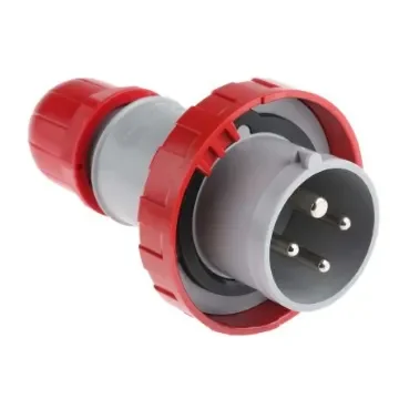Scame IP66, IP67 Red Cable Mount 3P + E Industrial Power Plug, Rated At 16A, 415 V - 218.1636 product image