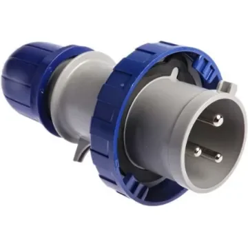 Scame IP67 Blue Cable Mount 2P + E Industrial Power Plug, Rated At 32A, 230 V - 218.3233 product image