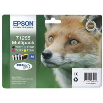 Epson T1285 Black, Cyan, Magenta, Yellow Ink Cartridge - C13T12854010 product image