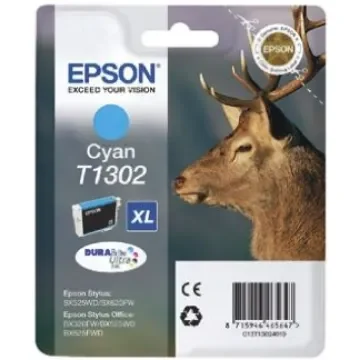 Epson T1302 Cyan Ink Cartridge - C13T13024010 product image