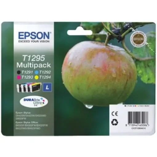 Epson T1295 Black, Cyan, Magenta, Yellow Ink Cartridge - C13T12954010 product image