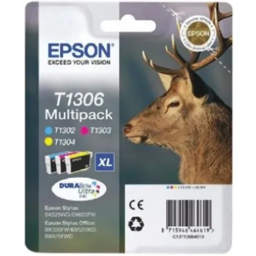 Epson T1306 Multi Colour Ink Cartridge - C13T13064010 product image