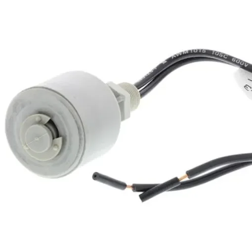 Sensata Cynergy3 RSF50 Series Vertical Polyphenylene Sulfide Float Switch, Float, 1m Cable, NO/NC, 300V ac Max, 300V dc - RSF56H100R1/8 product image