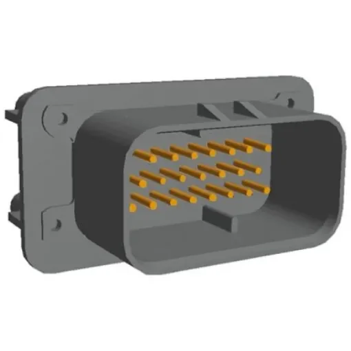 TE Connectivity, AMPSEAL Automotive Connector Plug Grey Panel Mount 23 Way, Solder Termination 1-776200-4 product image