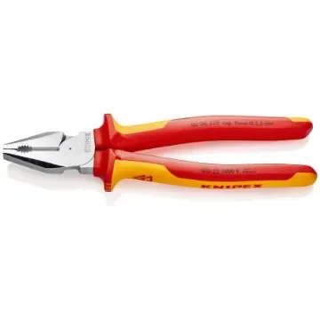 Knipex Combination Pliers, 225 mm Overall, Straight Tip, VDE/1000V - 02 06 225 product image